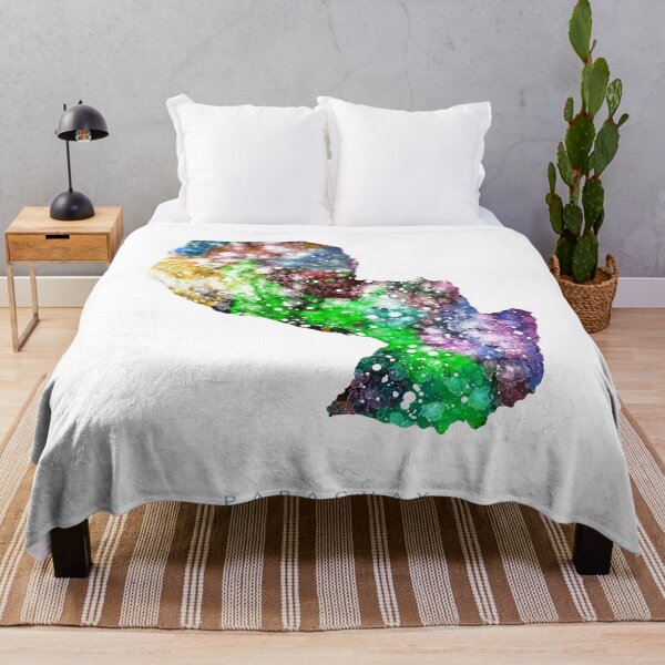 Item preview, Paraguay Map Watercolor Painting designed and sold by InkistPrints.