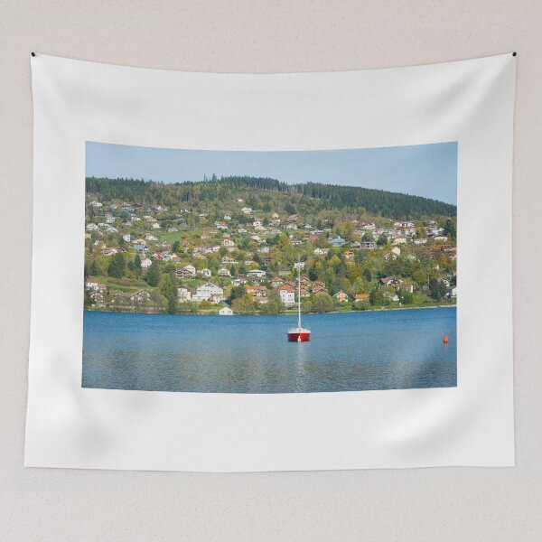 Item preview, boat on the lake designed and sold by jsebouvi.