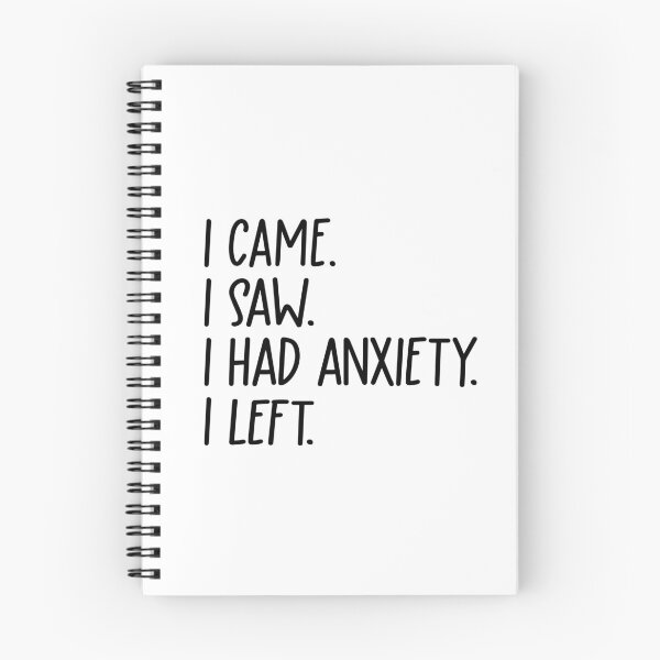 Item preview, I Came I Saw I Had Anxiety I Left | Funny Introvert Quote | Funny Anxiety Quote | Mental Health Quotes | Anxiety Sticker | Anxiety Tumbler | Cute Mental Health Sticker | Overwhelmed Quote designed and sold by REGALworld.