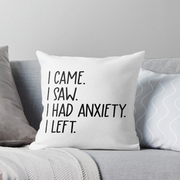 Item preview, I Came I Saw I Had Anxiety I Left | Funny Introvert Quote | Funny Anxiety Quote | Mental Health Quotes | Anxiety Sticker | Anxiety Tumbler | Cute Mental Health Sticker | Overwhelmed Quote designed and sold by REGALworld.