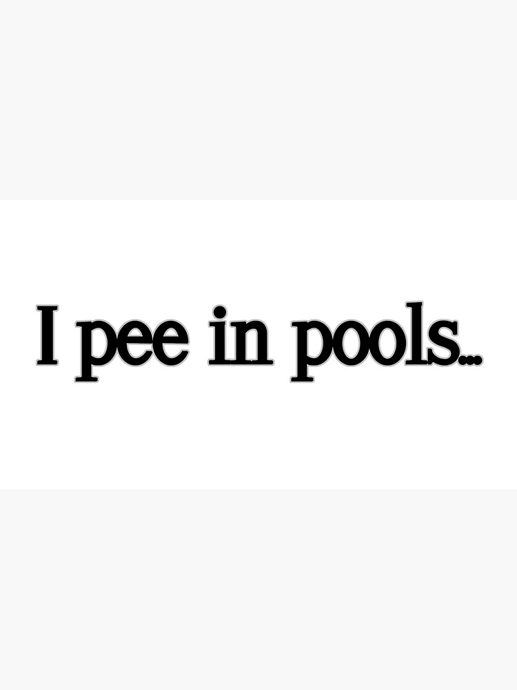 I pee in pools Funny Cap - Funny Joke Cap Hat Gift Cap Meme Cap