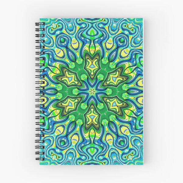 Item preview, Hippie Vibes Abstract Kaleidoscope Radial Symmetry Pattern Boho Aesthetic Art 8 of 12 designed and sold by Beachy.