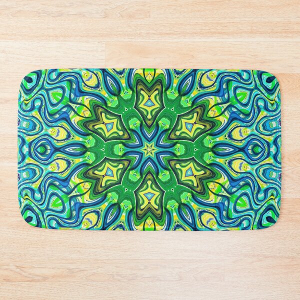 Item preview, Hippie Vibes Abstract Kaleidoscope Radial Symmetry Pattern Boho Aesthetic Art 8 of 12 designed and sold by Beachy.