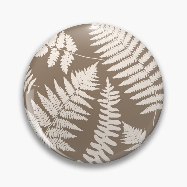 Item preview, Woodland Fern Pattern, Taupe Tan and Cream   designed and sold by Marymarice.