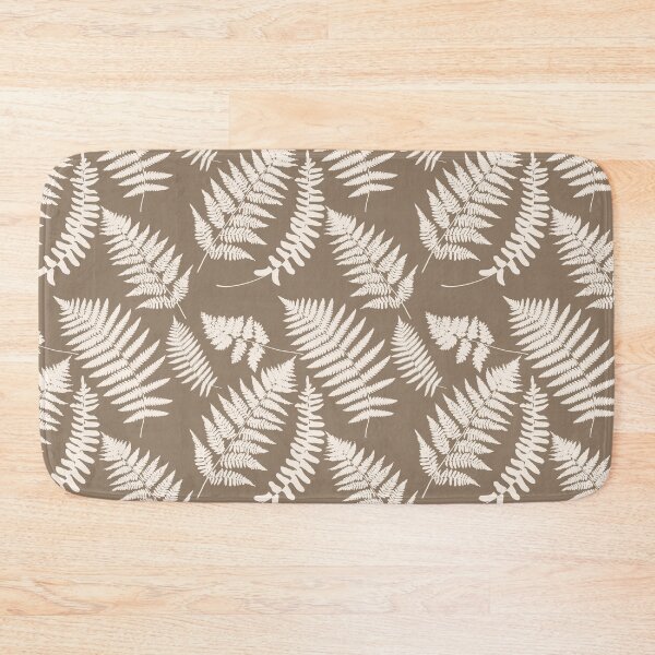 Item preview, Woodland Fern Pattern, Taupe Tan and Cream   designed and sold by Marymarice.