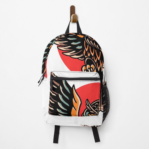 Item preview, Brave colorful Owl Spread Wings with Sun at the Back designed and sold by activlifewear.