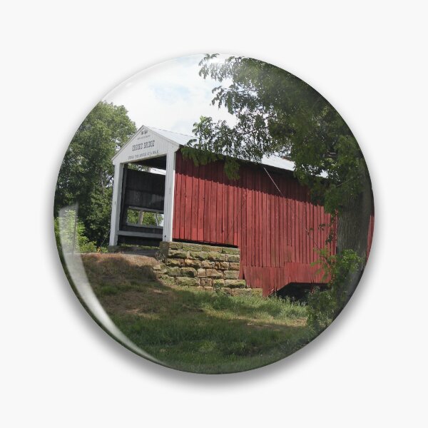 Item preview, Crooks Covered Bridge in Indiana designed and sold by gotucoveredart.
