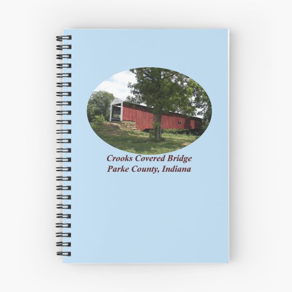 Item preview, Crooks Covered Bridge in Indiana designed and sold by gotucoveredart.