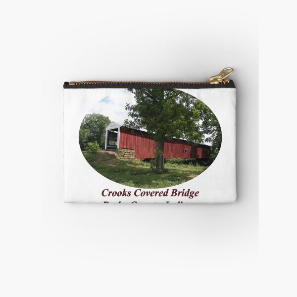 Item preview, Crooks Covered Bridge in Indiana designed and sold by gotucoveredart.