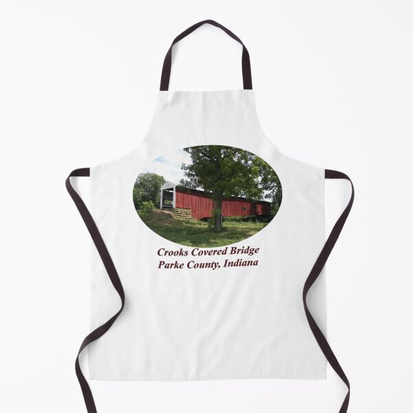 Item preview, Crooks Covered Bridge in Indiana designed and sold by gotucoveredart.