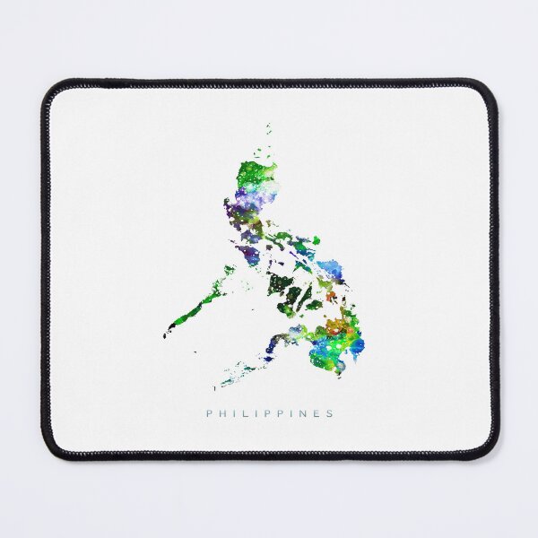 Item preview, Philippines Map Watercolor Painting designed and sold by InkistPrints.