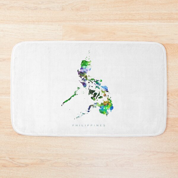 Item preview, Philippines Map Watercolor Painting designed and sold by InkistPrints.