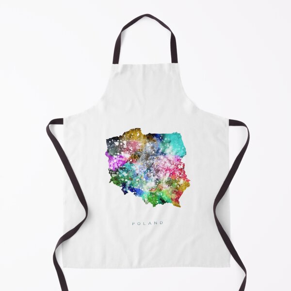 Item preview, Poland Map Watercolor Painting designed and sold by InkistPrints.