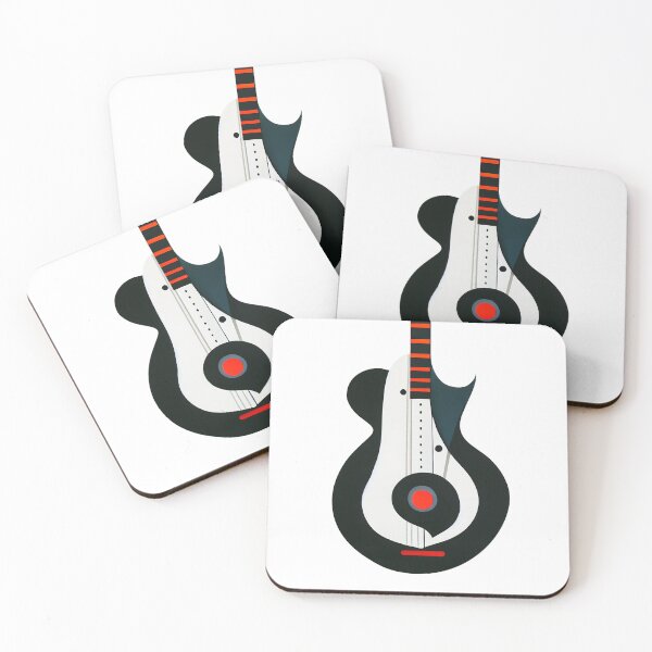Item preview, The cartoon surrealistic guitar designed and sold by KOTOdesign.
