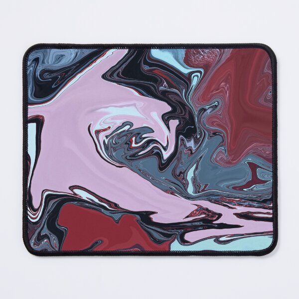 Item preview, Abstract form in pink meets vibrant, bold colors in acrylic. designed and sold by Susanna Schorr.