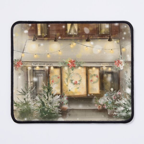 Item preview, Nourish Thai Restaurant Brooklyn on Christmas designed and sold by thanyaj.