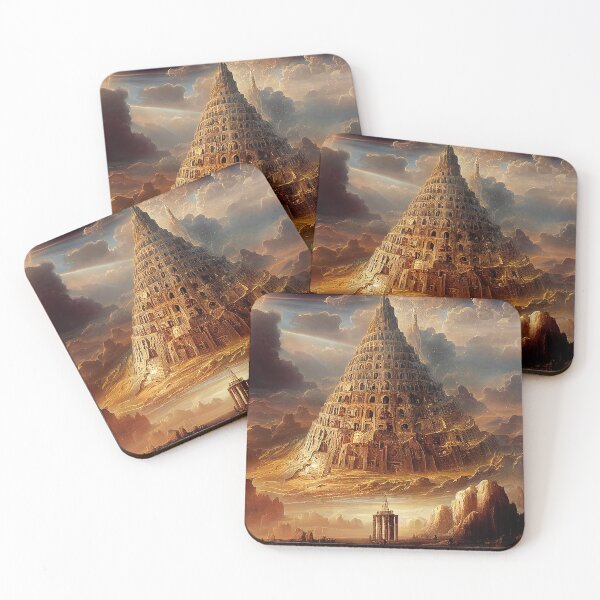 Item preview, Tower of Babel Under Full Moon designed and sold by OccultDreams.