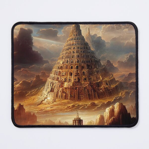 Item preview, Tower of Babel Under Full Moon designed and sold by OccultDreams.