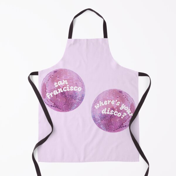 Item preview, ♫ san francisco, where's your disco? ♫ pink glitter disco balls — two piece set designed and sold by kasiegillette.