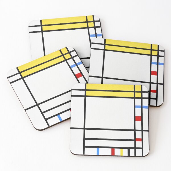 Item preview, Place de la Concorde (1938–1943) painting in high resolution by Piet Mondrian designed and sold by space company ®.