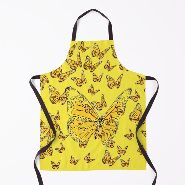 Item preview, ABSTRACT YELLOW MONARCH BUTTERFLIES PATTERN DESIGN designed and sold by sharlesart.