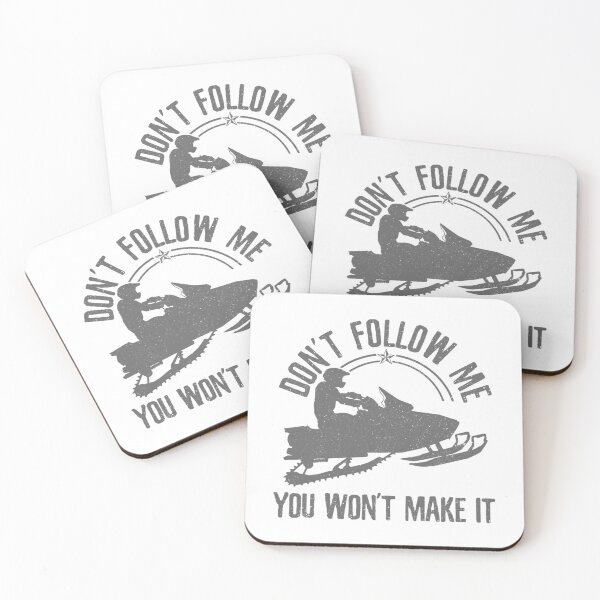Item preview, Don't Follow Me You Won't Make It Funny Snowmobile designed and sold by ArcWarden-art.