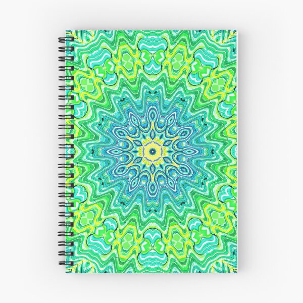 Item preview, Hippie Vibes Abstract Kaleidoscope Radial Symmetry Pattern Boho Aesthetic Art 9 of 12 designed and sold by Beachy.