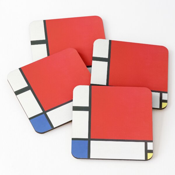 Item preview, Piet Mondrian's Composition with Red, Blue, and Yellow (1930) famous painting designed and sold by space company ®.