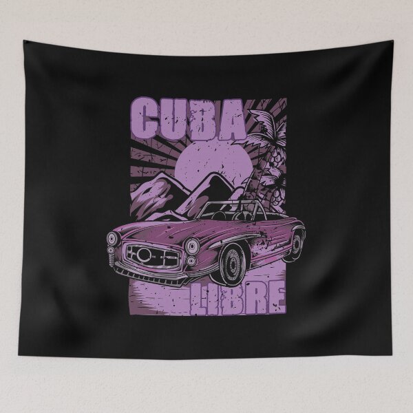Item preview, Cuba Libre Cuba Gift Classic Car Havana Vintage designed and sold by Lenny Stahl.