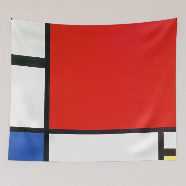Item preview, Piet Mondrian's Composition with Red, Blue, and Yellow (1930) famous painting designed and sold by space company ®.
