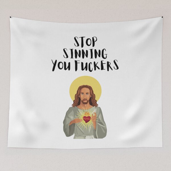 Item preview, Stop sinning you fuckers, Willow Days designed and sold by avit1.