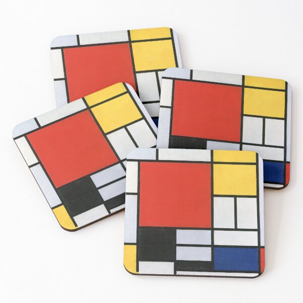 Item preview, Piet Mondrian's Composition with Red, Yellow, Blue, and Black (1921) famous painting designed and sold by space company ®.