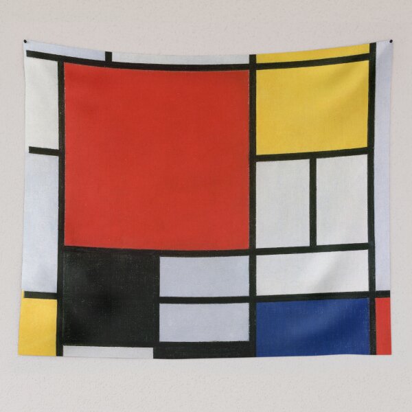 Item preview, Piet Mondrian's Composition with Red, Yellow, Blue, and Black (1921) famous painting designed and sold by space company ®.