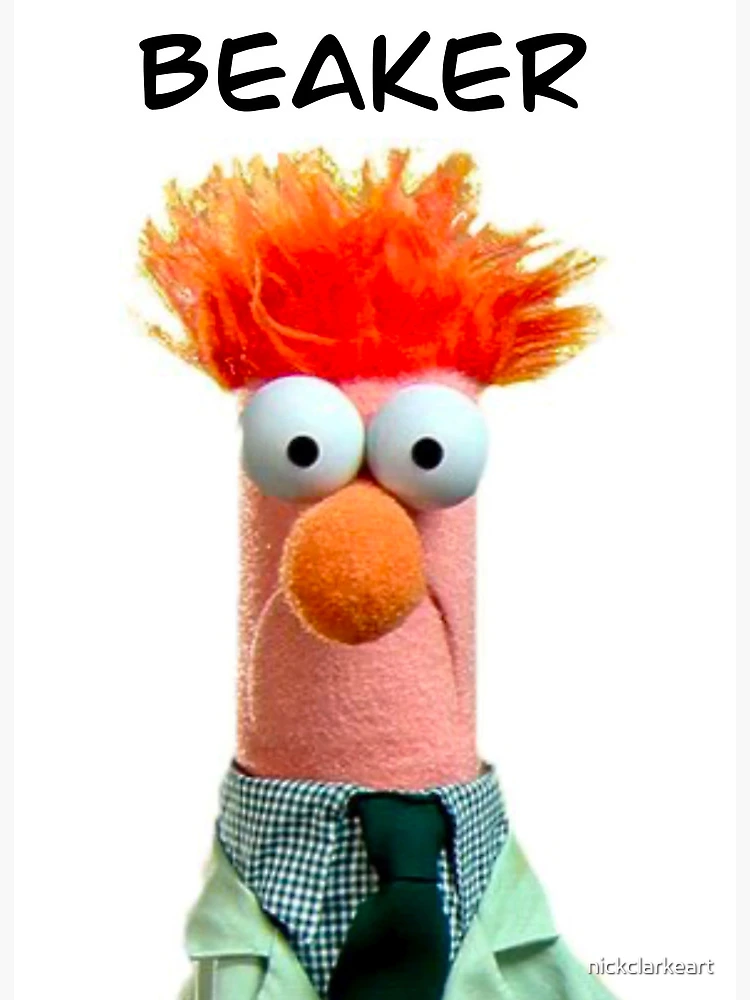 Meep Muppet Beaker | Art Board Print