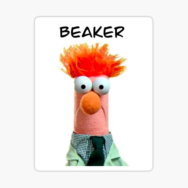 Item preview, Beaker Muppet designed and sold by nickclarkeart.