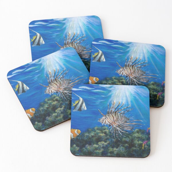 Item preview, Undersea with tropical fishes designed and sold by GoldsteinART.