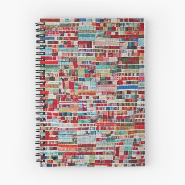 Item preview, colorful mixed fabric patchwork pattern designed and sold by earth-artists.