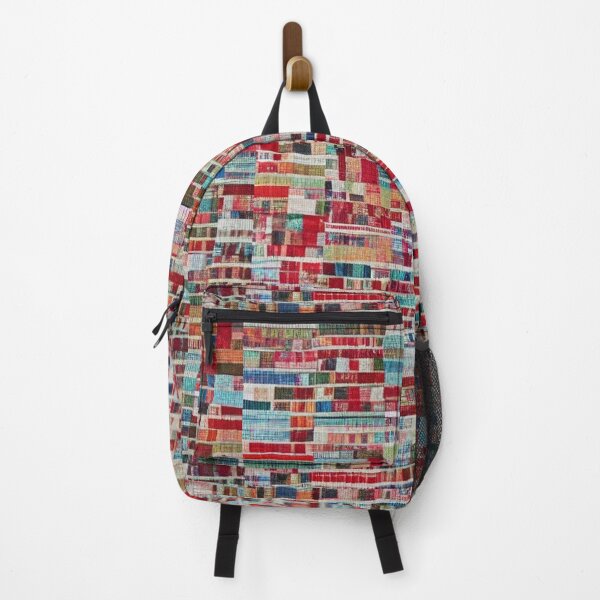Item preview, colorful mixed fabric patchwork pattern designed and sold by earth-artists.