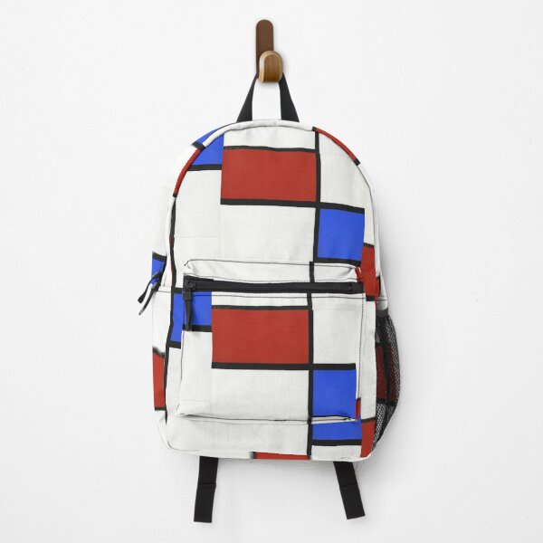 Item preview, Piet Mondrian's Composition No. II with Red and Blue (1929) famous paintinp designed and sold by space company ®.