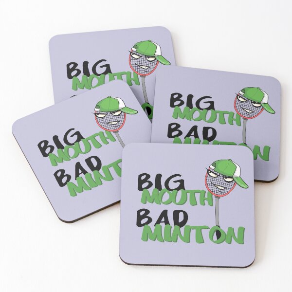 Item preview, Big mouth Badminton designed and sold by Salukeart.