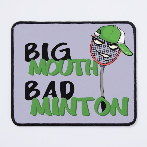 Item preview, Big mouth Badminton designed and sold by Salukeart.