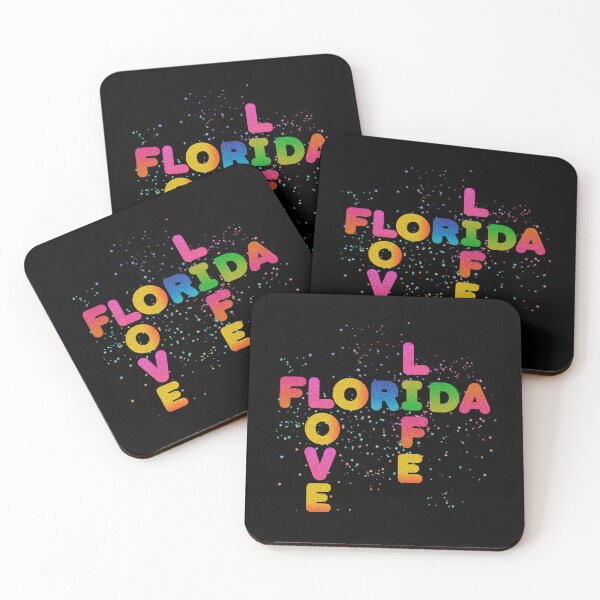 Item preview, Love Florida Life-Black Background  designed and sold by Trendi61.