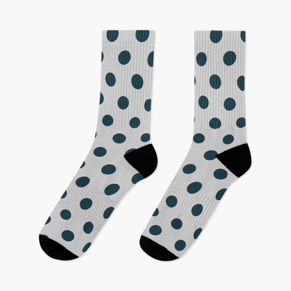 Item preview, Navy Blue and Gray Polka Dots designed and sold by patterniastudio.