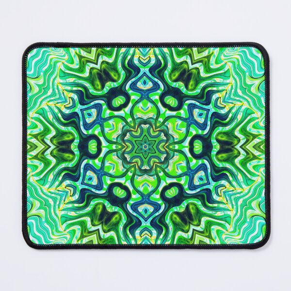 Item preview, Hippie Vibes Abstract Kaleidoscope Radial Symmetry Pattern Boho Aesthetic Art 10 of 12 designed and sold by Beachy.