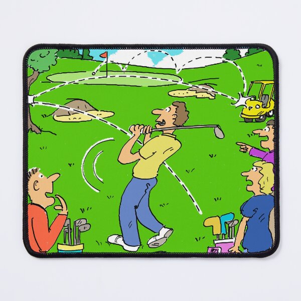 Item preview, Golf Shot Takes Some Deflections designed and sold by NigelSutherland.