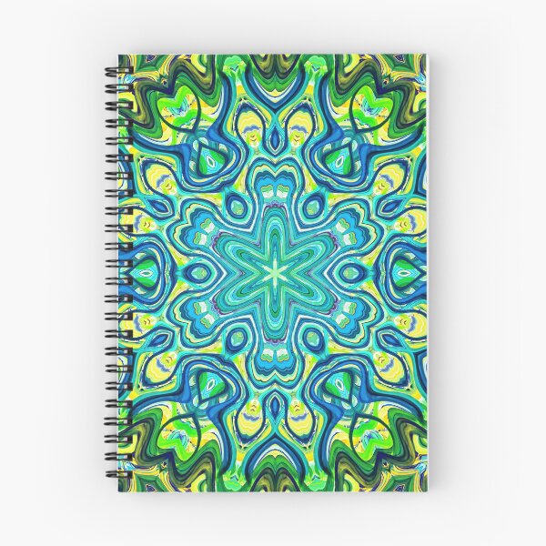 Item preview, Hippie Vibes Abstract Kaleidoscope Radial Symmetry Pattern Boho Aesthetic Art 11 of 12 designed and sold by Beachy.