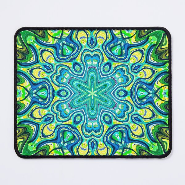 Item preview, Hippie Vibes Abstract Kaleidoscope Radial Symmetry Pattern Boho Aesthetic Art 11 of 12 designed and sold by Beachy.