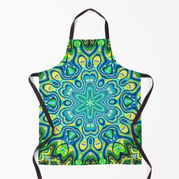 Item preview, Hippie Vibes Abstract Kaleidoscope Radial Symmetry Pattern Boho Aesthetic Art 11 of 12 designed and sold by Beachy.