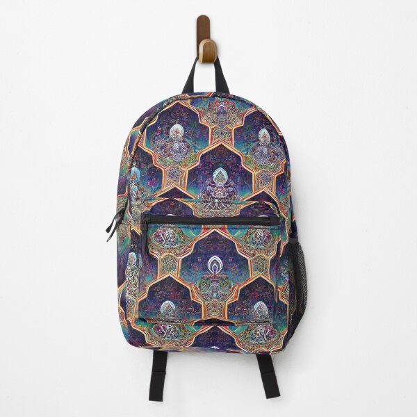 Item preview, ABSTRACT Sacred Geometry Damask Pattern Royal 00306 designed and sold by artelligens.