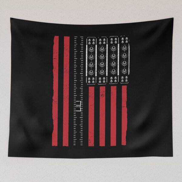 Item preview, US Flag Synthesizer Panel Audio Engineer Art designed and sold by MrEddie10.